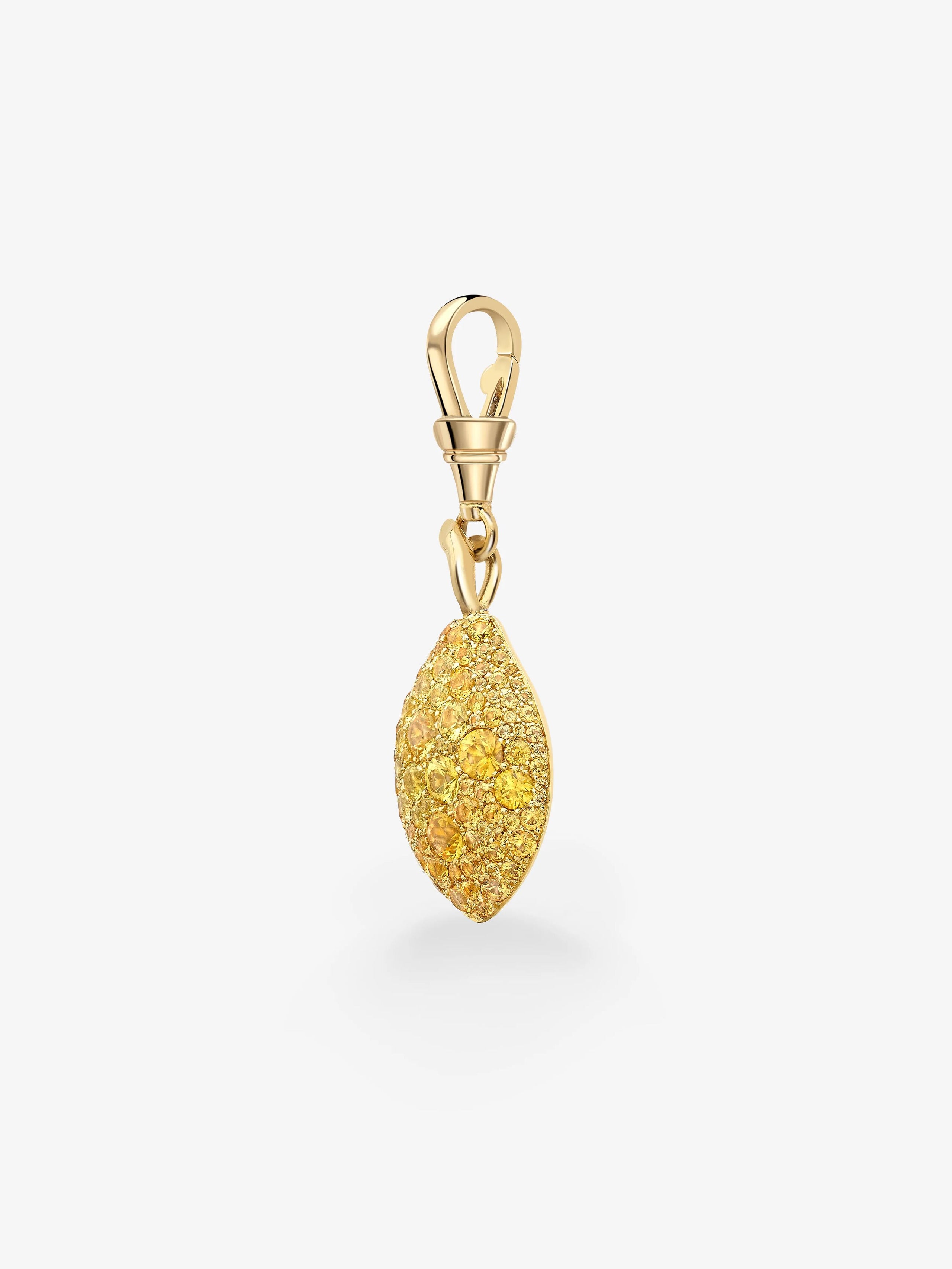 Fruit Salad Lemon Drop Sapphire Pendant View 4