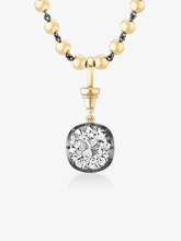 Ball n Chain 7.94ct Old Mine Diamond Pendant