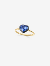 2.69ct Heart-Shaped Sapphire Button Back Ring