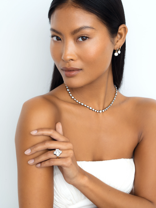 5.33ct Three-Stone Diamond Ring View 2