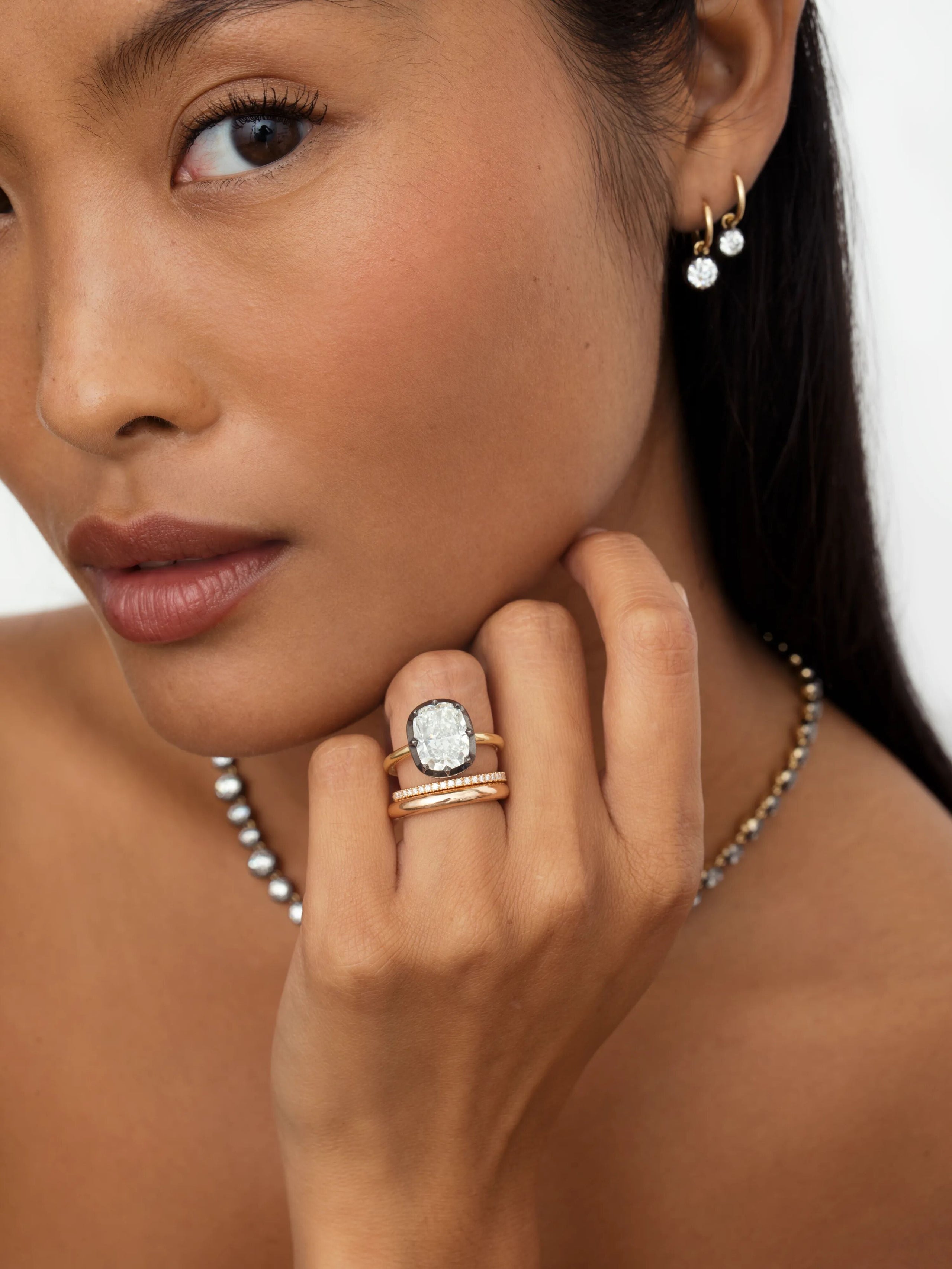 Super Fine Cut-Down Rose Gold Band View 3