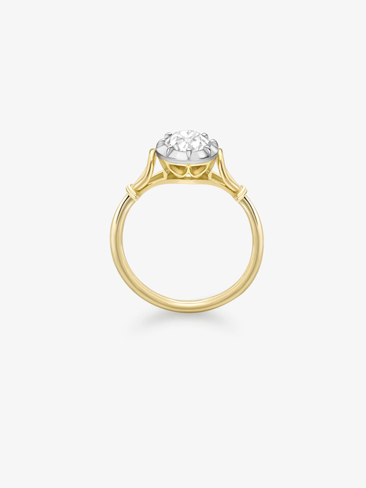 Georgian Loop 1ct Diamond Ring View 3