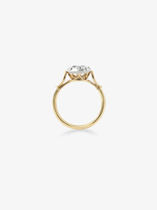 Georgian Loop 1.37ct Diamond Ring View 4