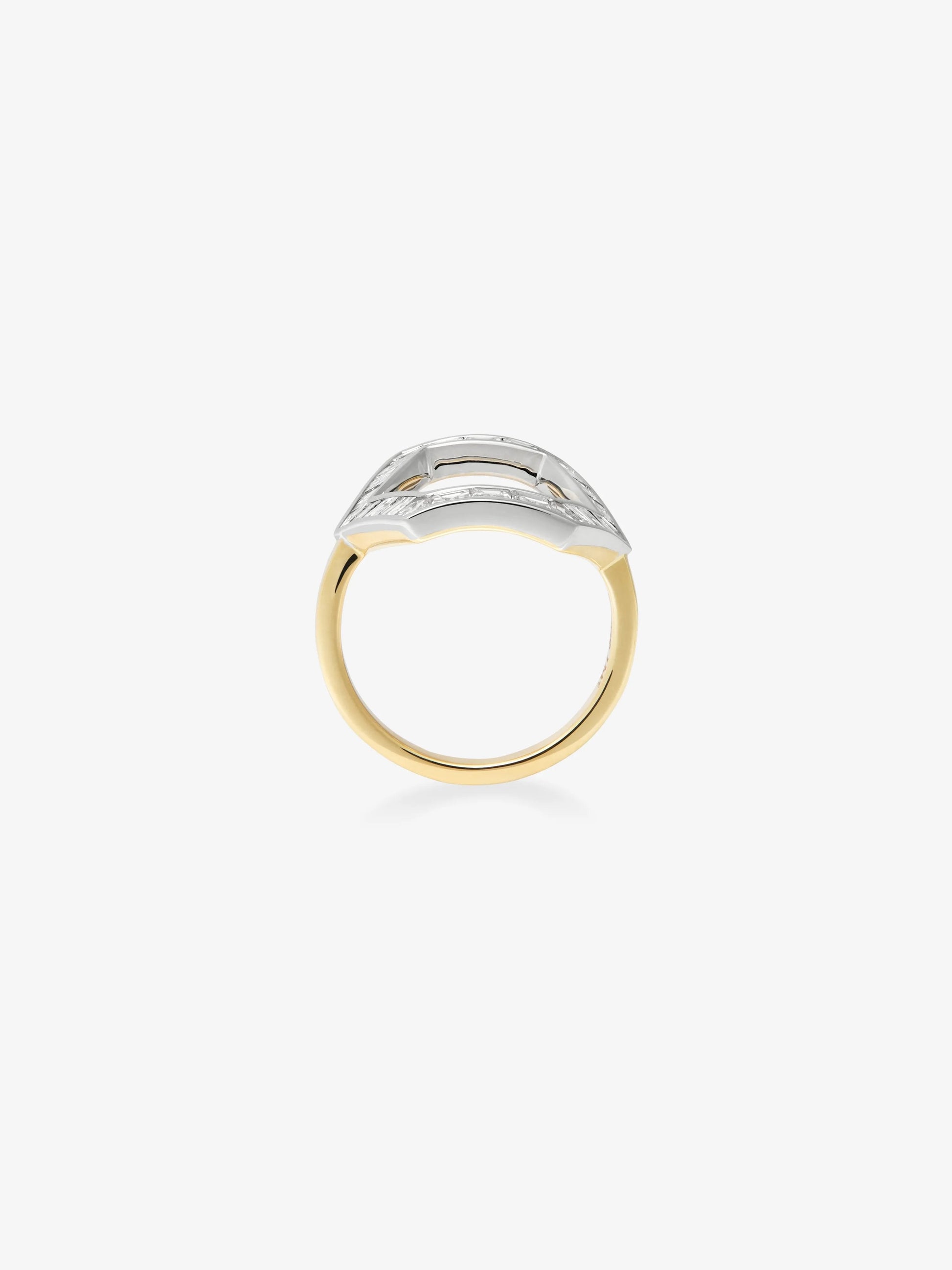 Hex Diamond Ring View 4