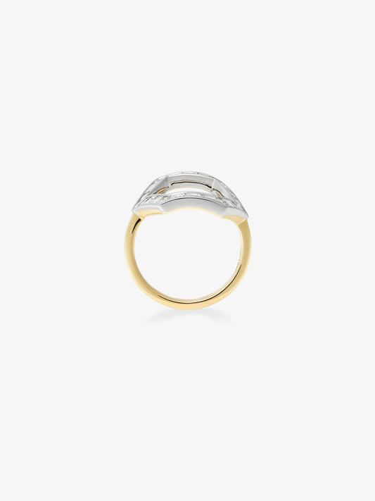 Hex Diamond Ring View 4