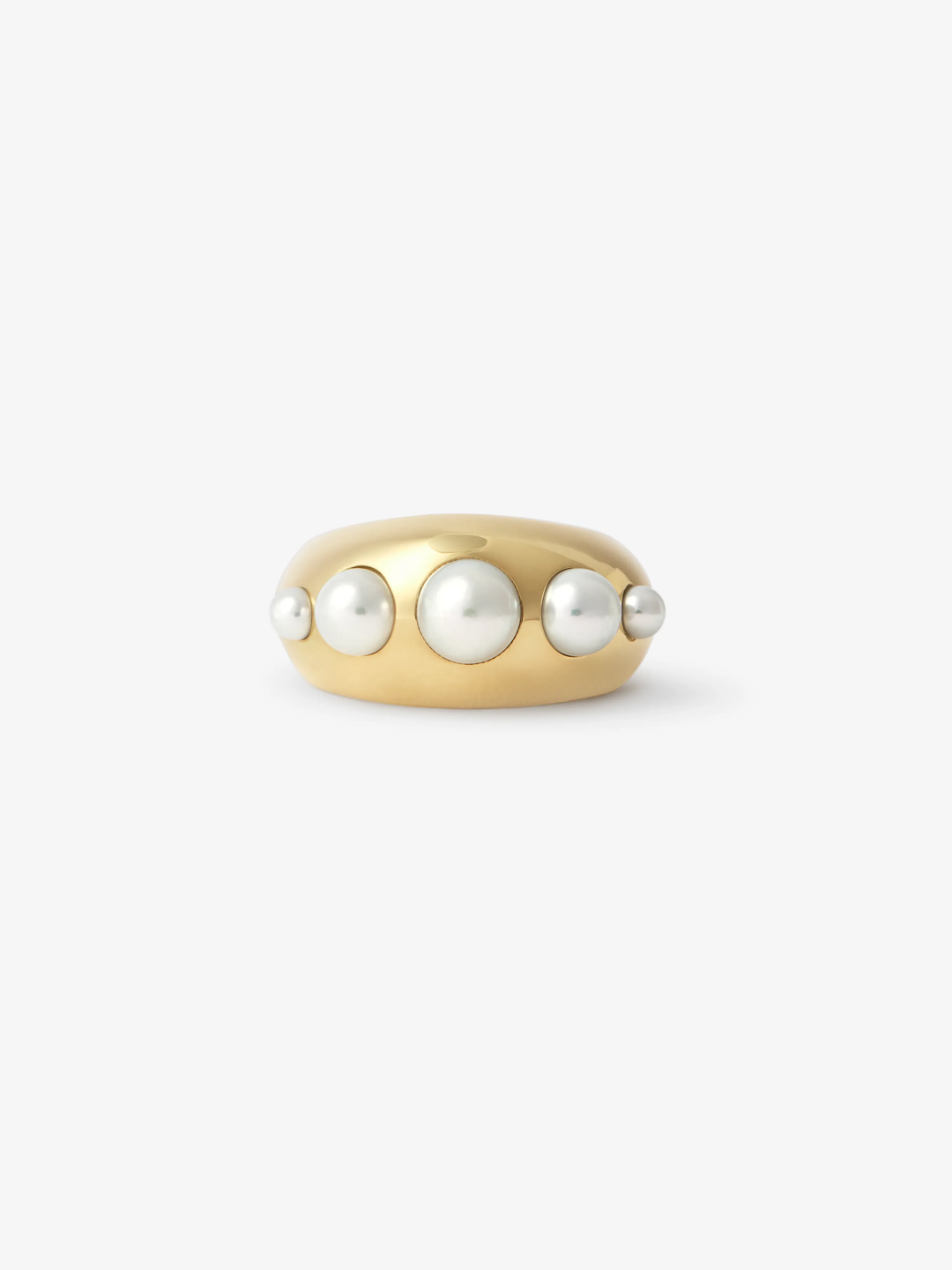 Petit Bouton Pearl Ring  View 1