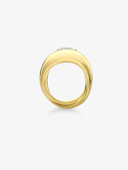 Rush Hour Oval Diamond Double Take Ring View 4