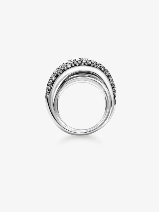 Rush Hour Diamond & White Gold Double Take Ring View 4
