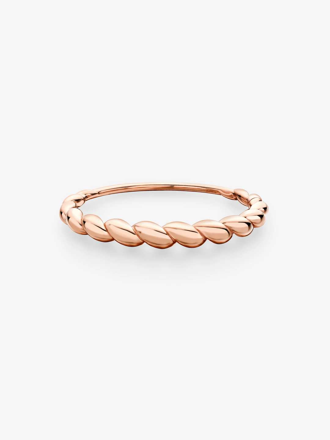 Beaches Small  Rose Gold Conch Shell Bangle  View 1