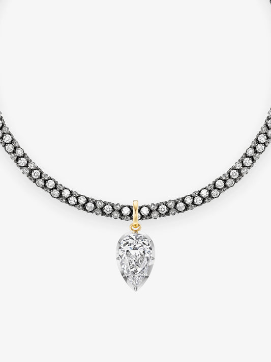 Tempest 17.11ct Pear-Shaped Diamond Pendant View 3