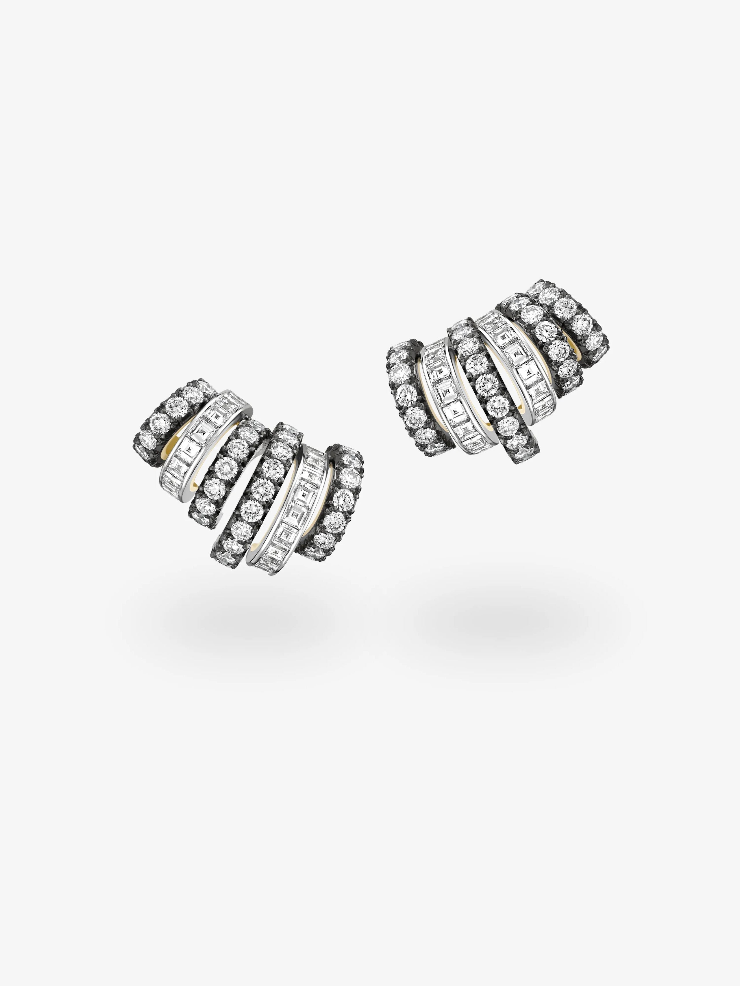 Carmela Diamond Spaghettio Earrings View 1