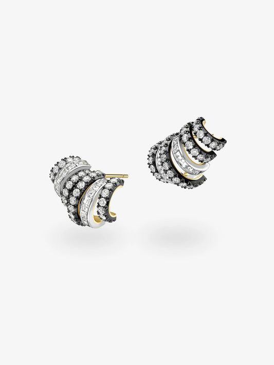 Carmela Diamond Spaghettio Earrings View 2