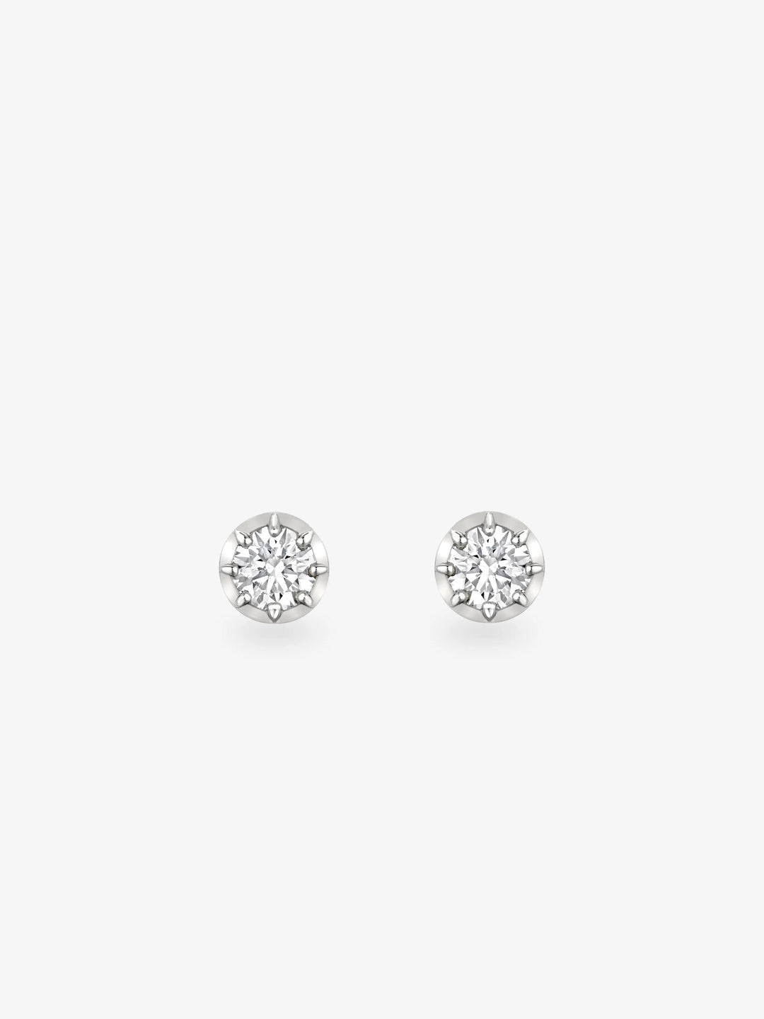 0.20ct Diamond & White Gold Stud Earrings  View 1