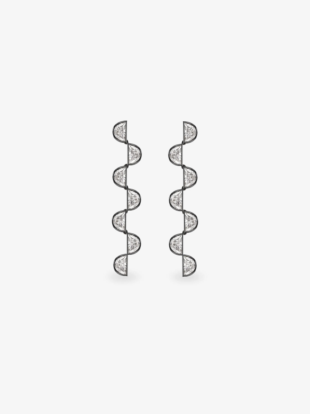 Moonshine Long Diamond Earrings  View 1