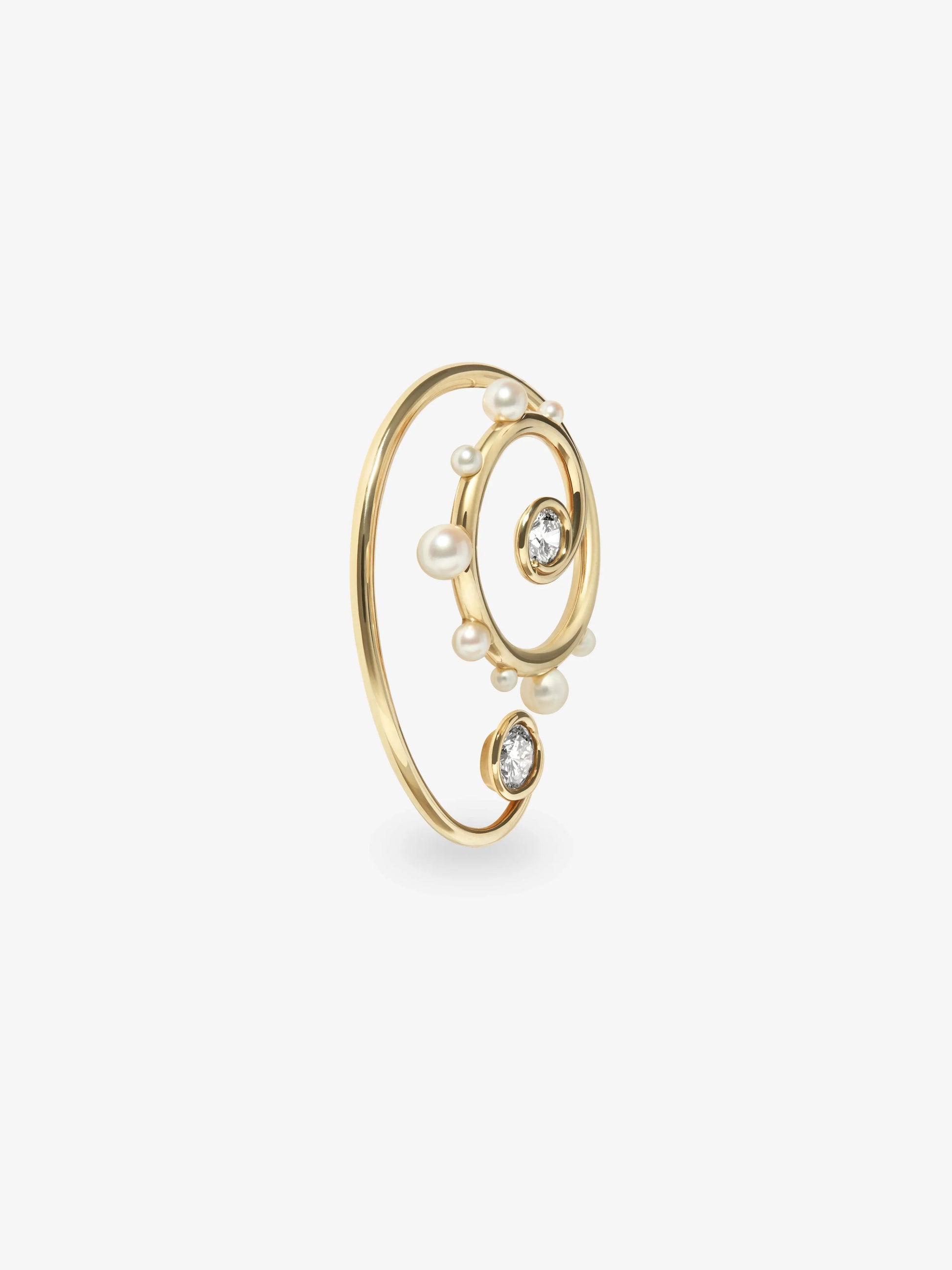 Jessica McCormack & Haas Brothers Coil Me Baby Ear Cuff View 2