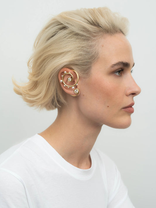 Jessica McCormack & Haas Brothers Coil Me Baby Ear Cuff View 3
