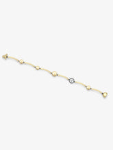 Orbit Yellow Gold & 0.50ct Diamond Sphere Bracelet