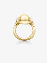 Orbit Golden South Sea Pearl Ring