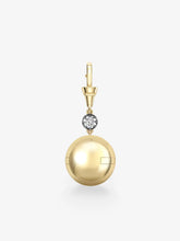 Orbit Yellow Gold & 0.40ct Diamond Sphere Locket Pendant