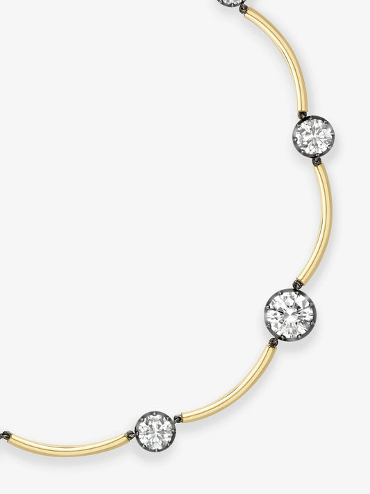 Orbit Diamond Stargazer Necklace View 2