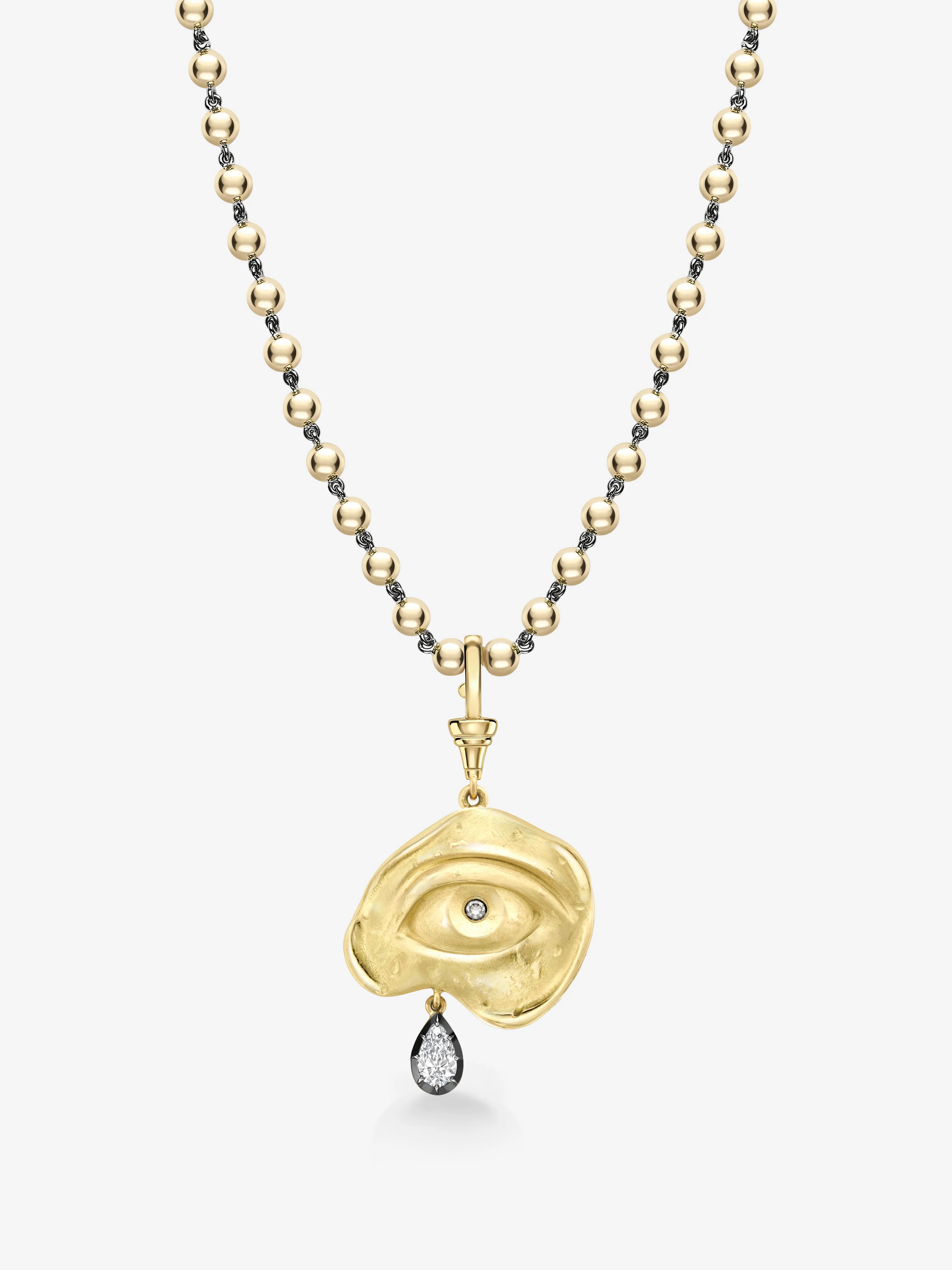 Medallions Cry Baby Diamond Pendant View 4