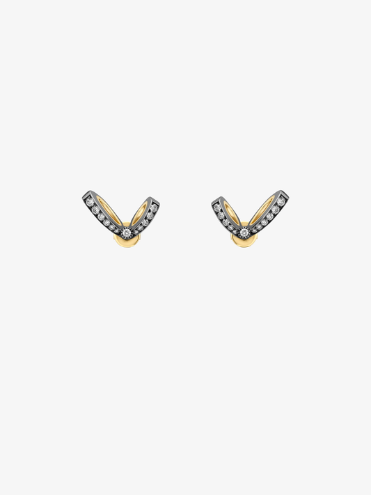 Bows Diamond & Ribbon Drop Earrings View 6