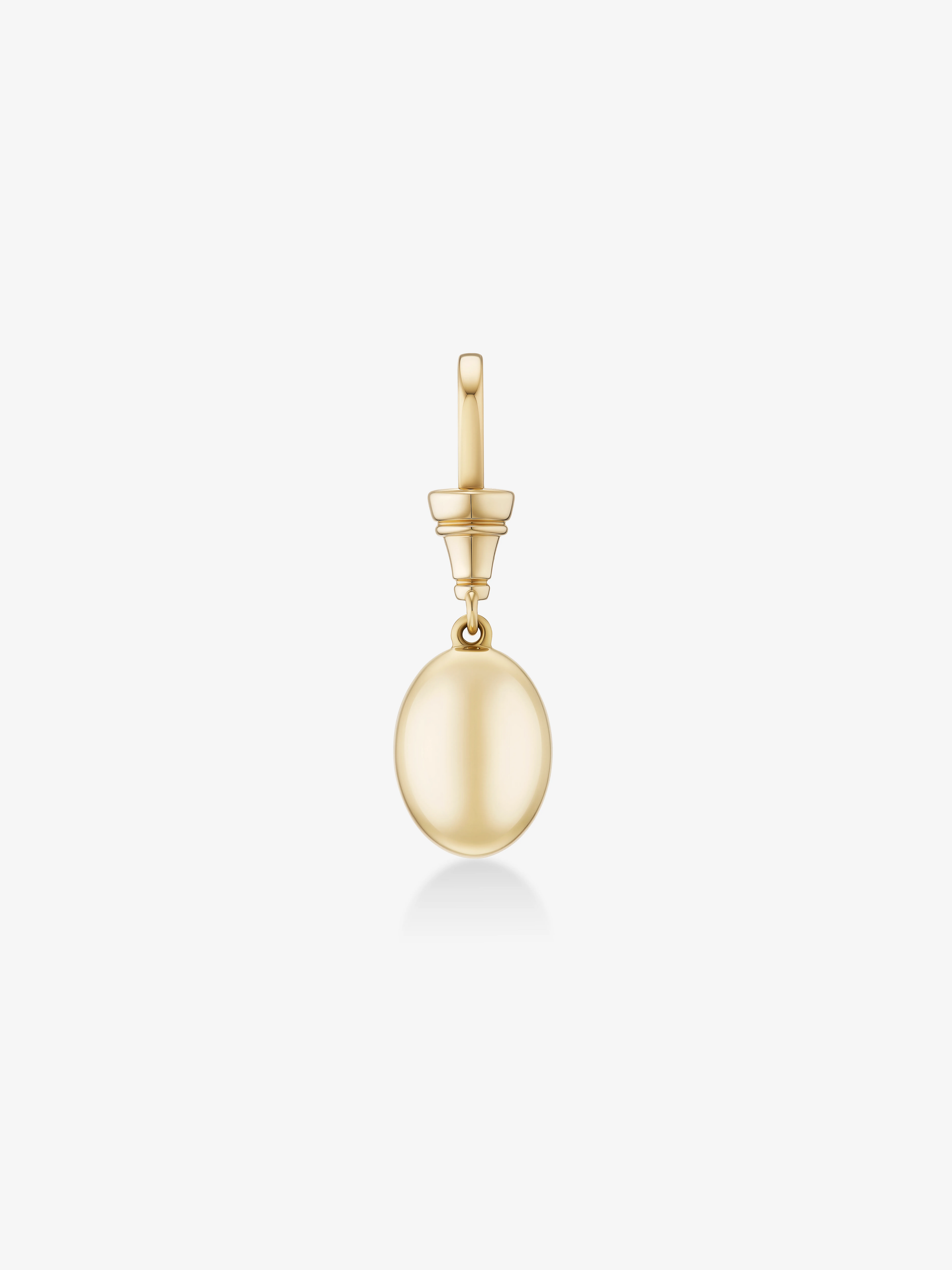 Ball n Chain 3.01ct Oval Diamond Pendant View 4