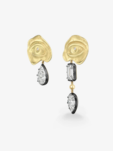 Medallions Cry Baby Emerald Cut & Pear-Shaped Diamond Earrings