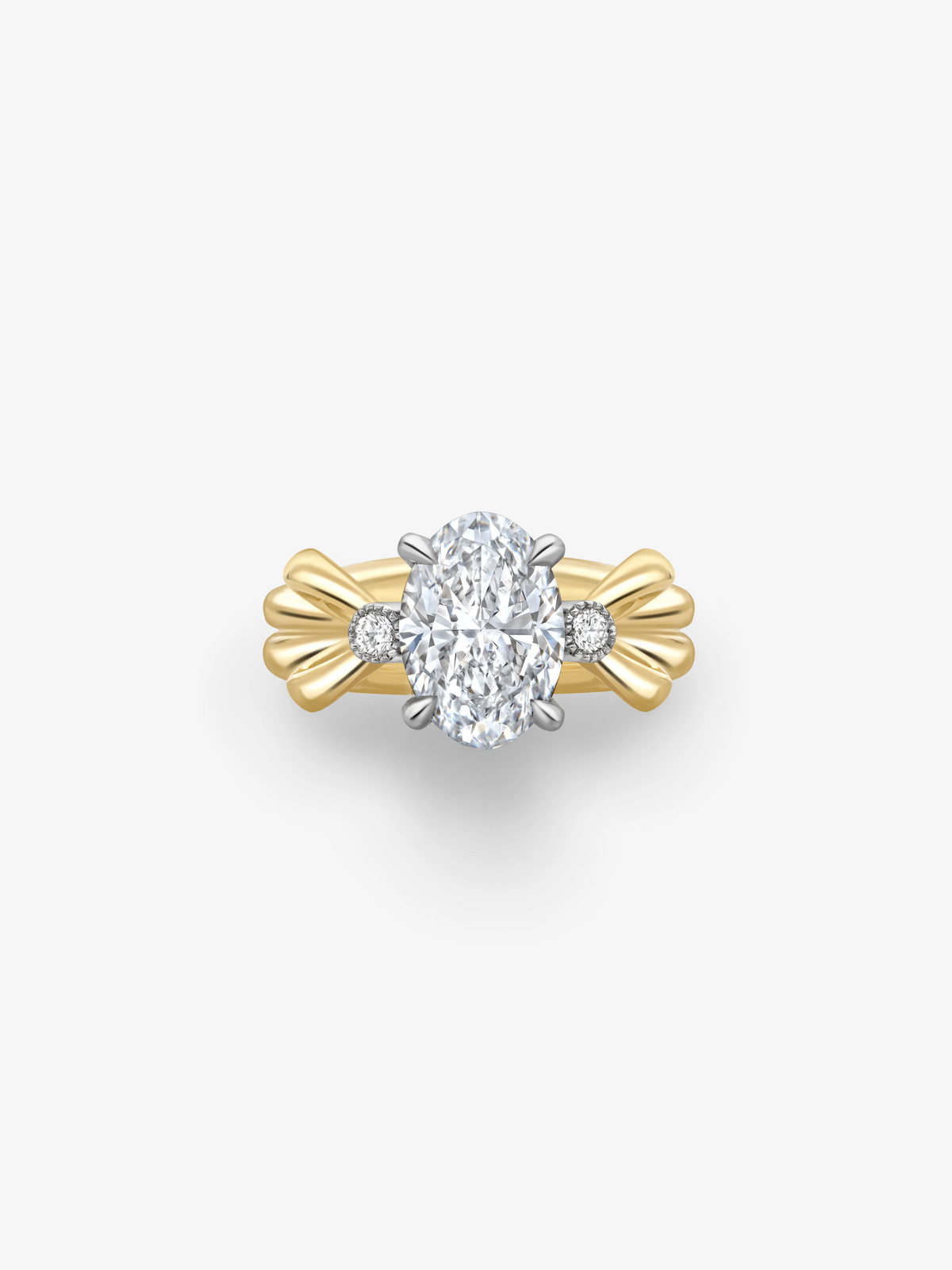 Bows 1.99ct Oval Cut Diamond Ring View 1