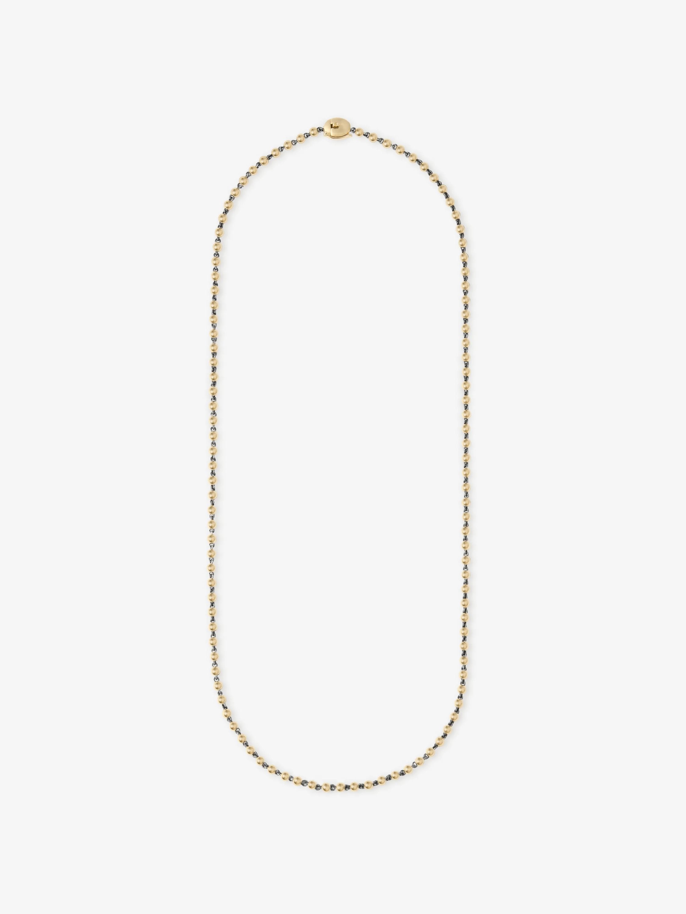 Micro Ball n Chain Yellow Gold 21