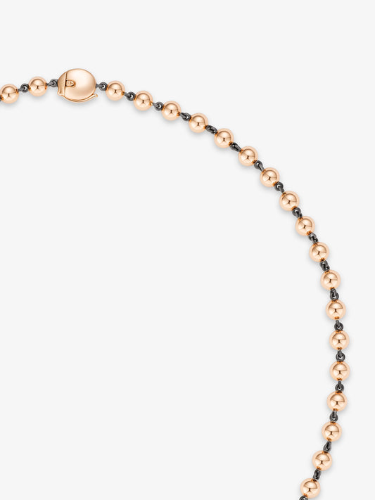 Ball n Chain East-West 1.50ct Oval Diamond 16" Necklace View 2