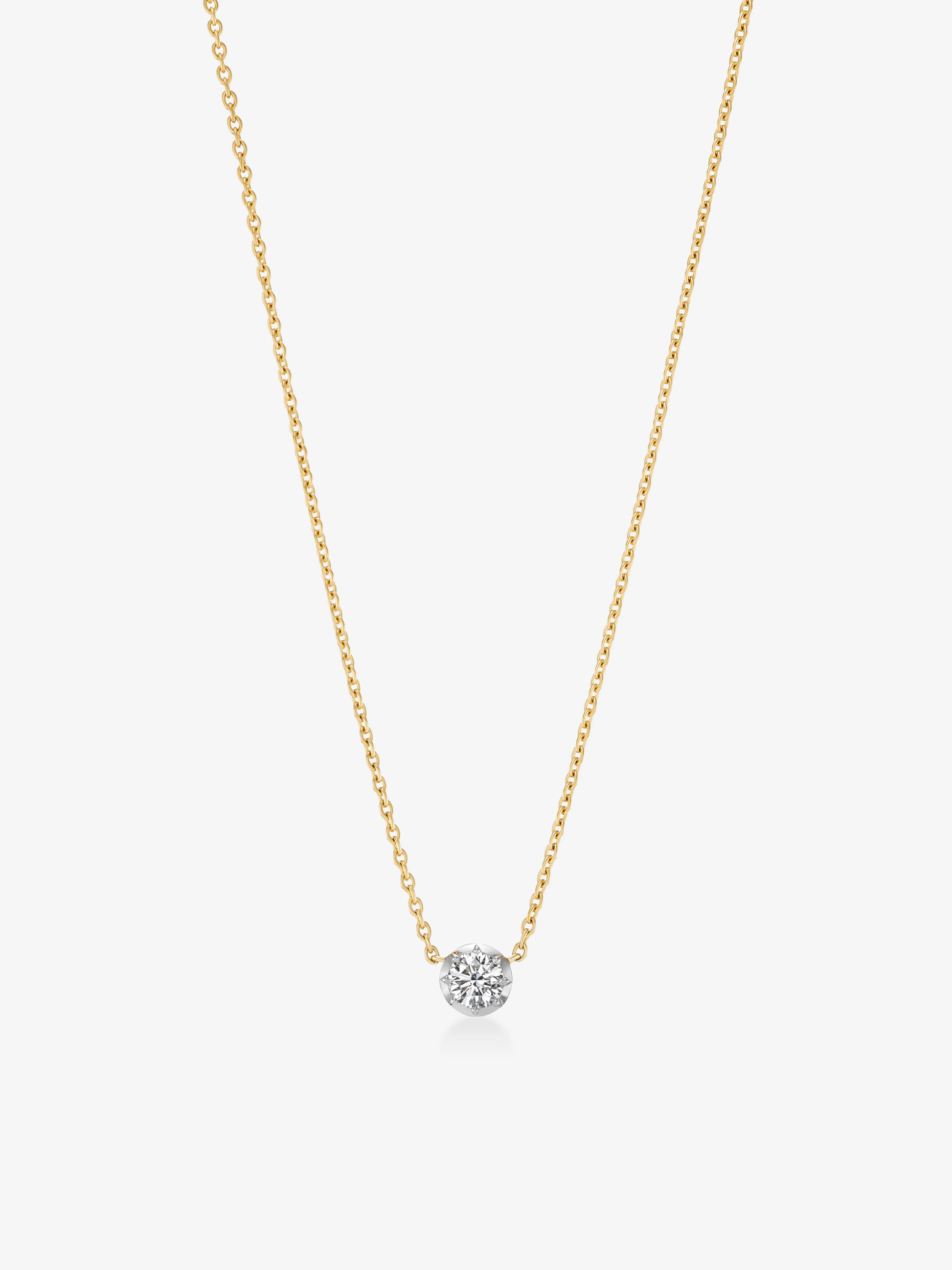 Georgian Cut-Down 0.50ct Diamond & White Gold Pendant View 2