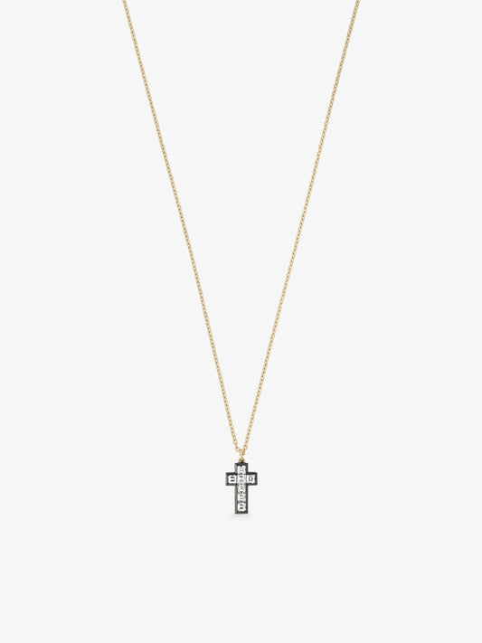 Lost Boys Mini Carré-Cut Diamond Cross Pendant View 2