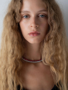 Tempest Narrow Ruby Necklace