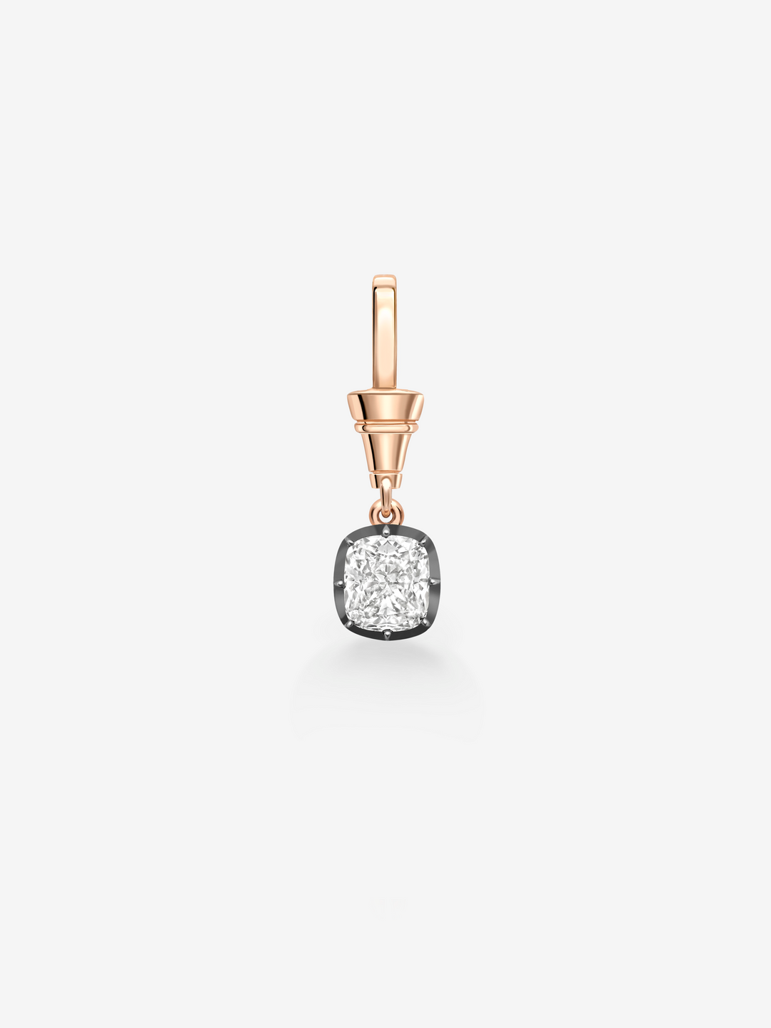 Ball n Chain 1.51ct Cushion Cut Diamond Pendant  View 1