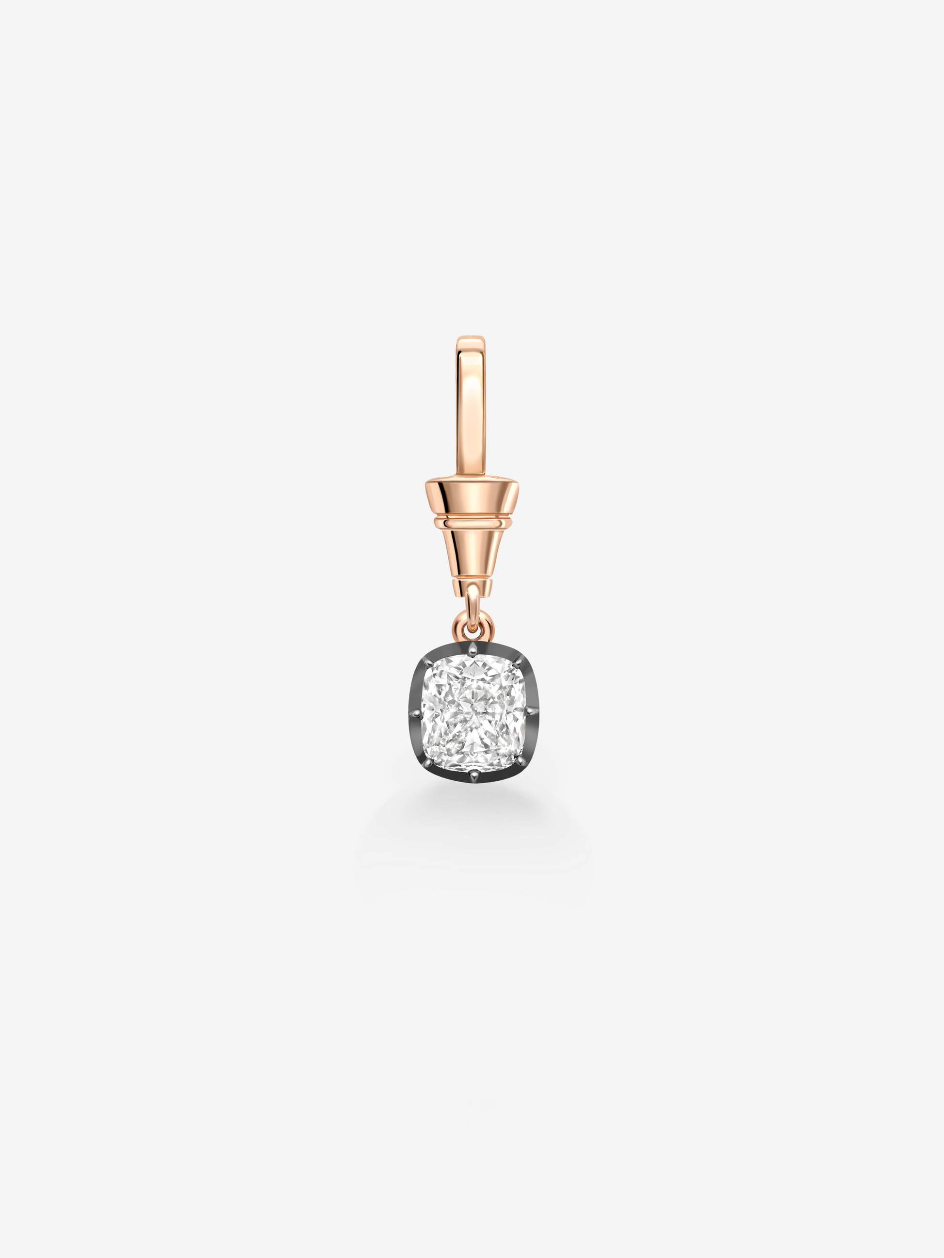 Ball n Chain 1.91ct Cushion Diamond Pendant View 1