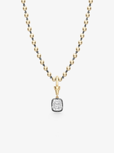 Ball n Chain 2.02ct Cushion Diamond Pendant
