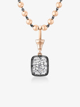 Ball n Chain 4.72ct Cushion Diamond Pendant