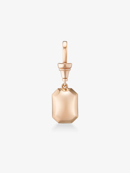 Ball n Chain 5.02ct Emerald Cut Diamond Pendant