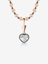 Ball n Chain 2.01ct Heart-Shaped Diamond Pendant