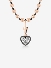 Ball n Chain 2.50ct Heart-Shaped Diamond Pendant