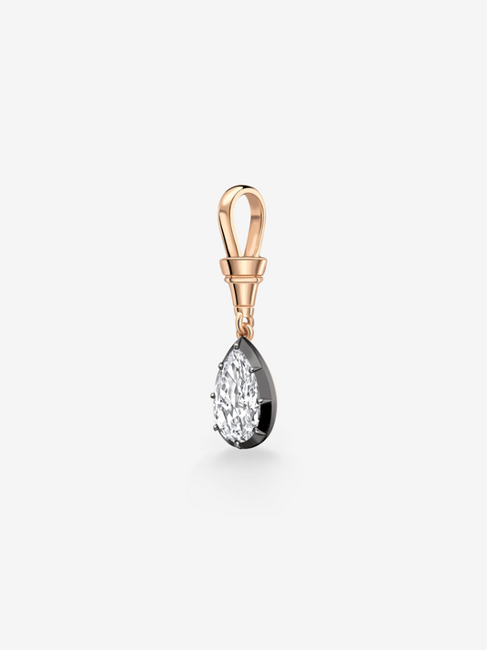 Ball n Chain 1.71ct Pear-Shaped Diamond Pendant View 2