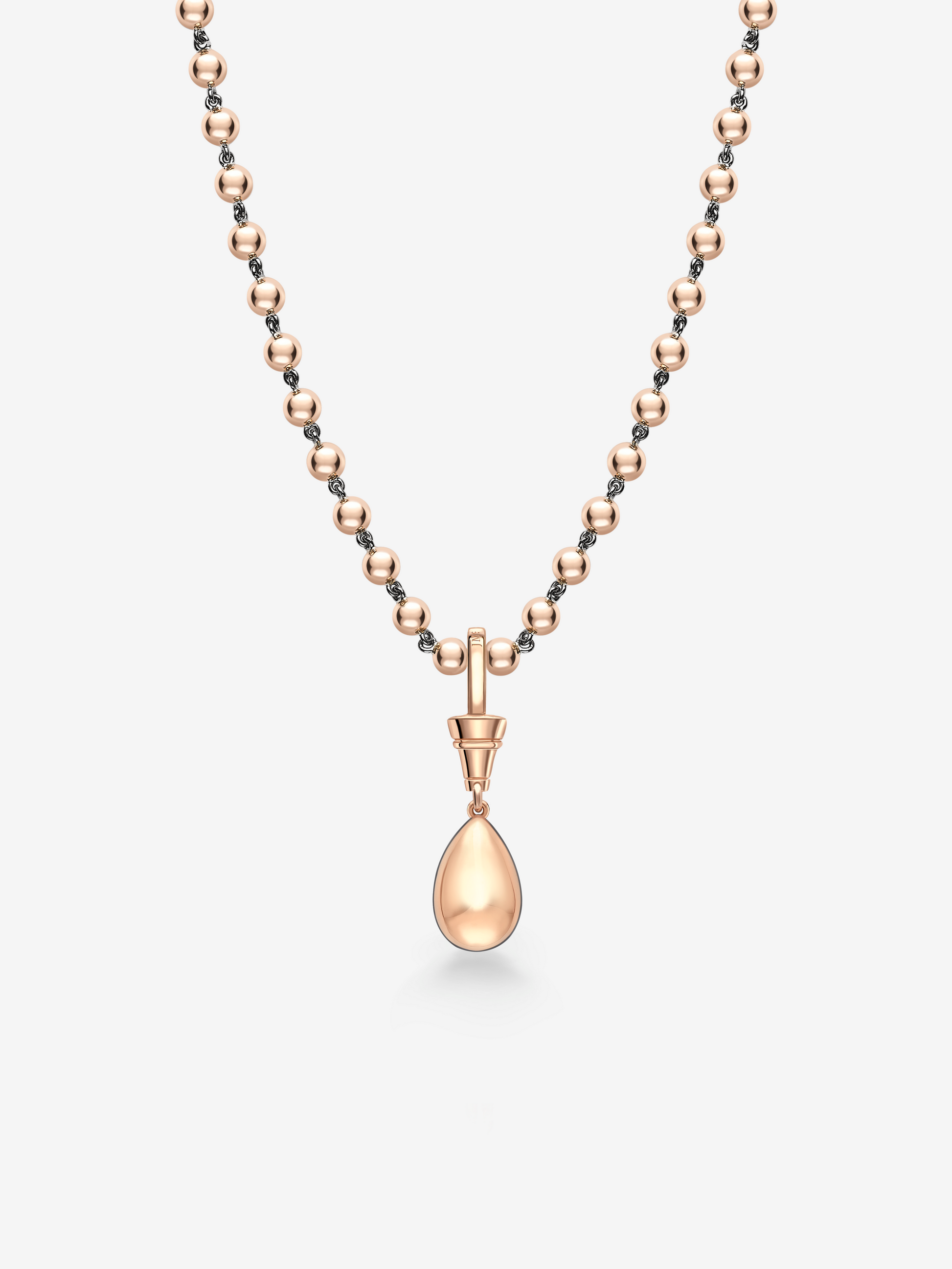 Ball n Chain 1.71ct Pear-Shaped Diamond Pendant View 5