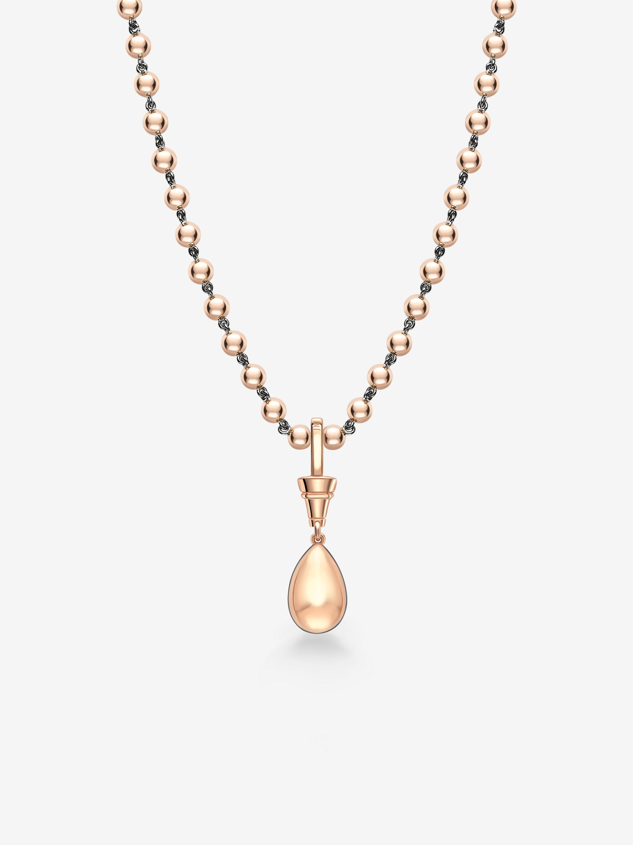 Ball n Chain 1.71ct Pear-Shaped Diamond Pendant View 5