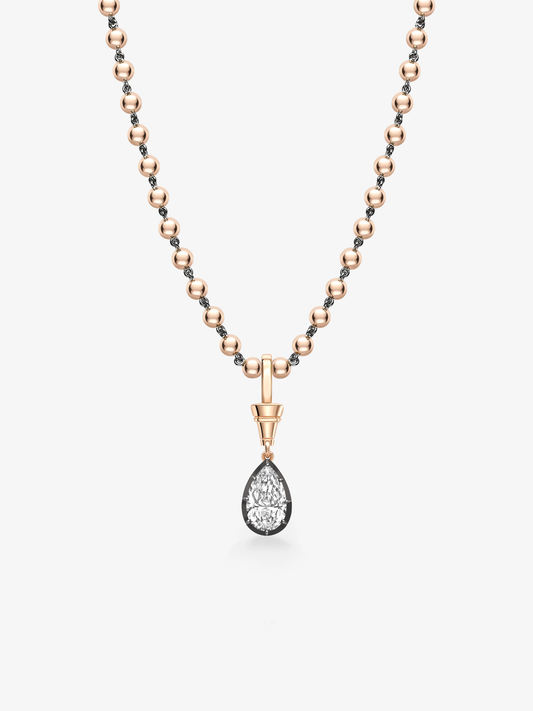 Ball n Chain 1.71ct Pear-Shaped Diamond Pendant View 3