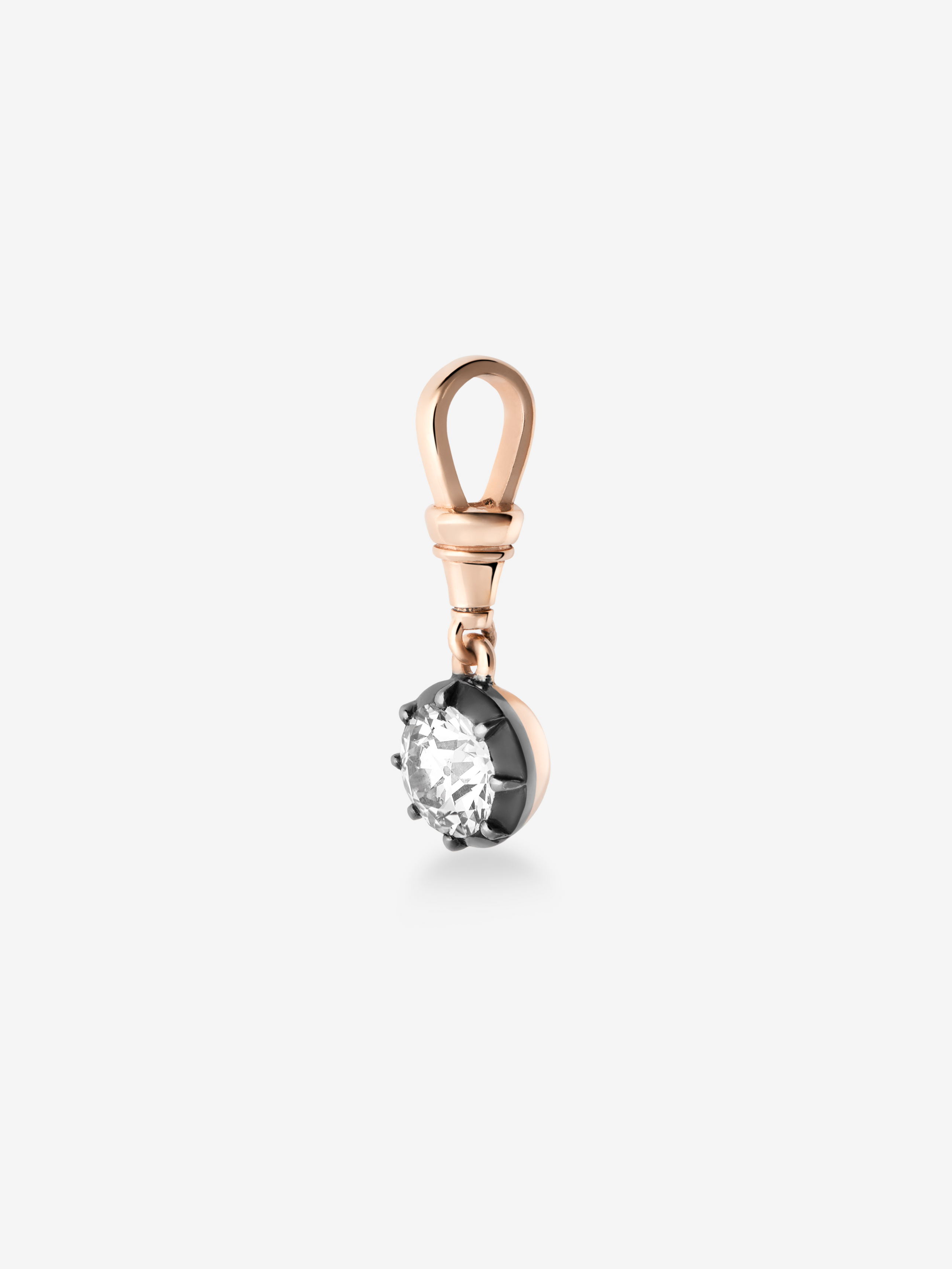 Ball n Chain 1.64ct Round Brilliant Diamond Pendant View 4