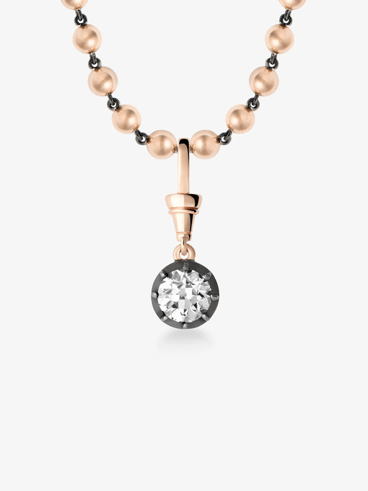 Ball n Chain 1.70ct Diamond Pendant View 2