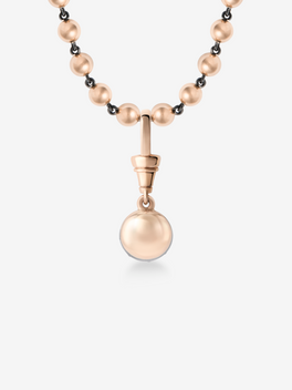 Ball n Chain 2.21ct Round Brilliant Diamond Pendant