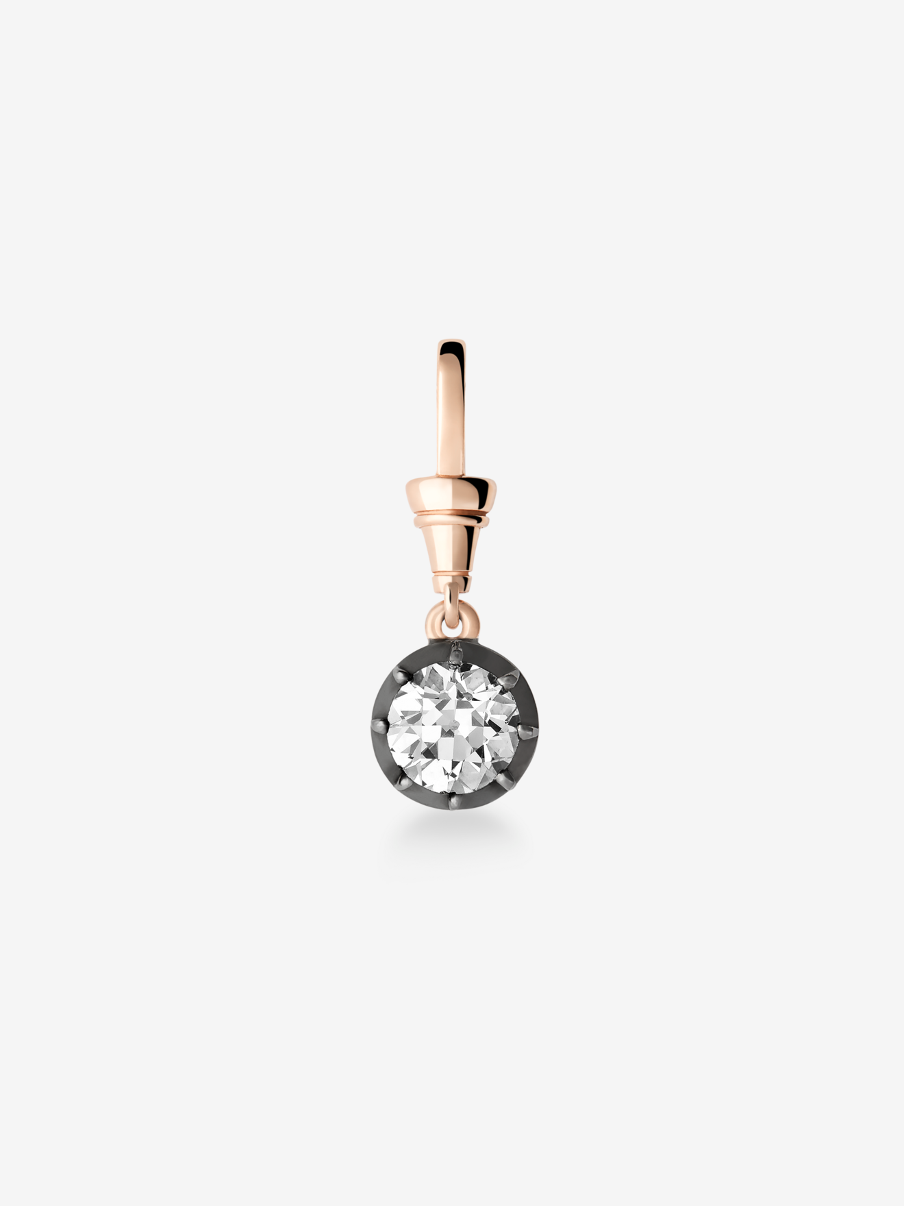 Ball n Chain 2.49ct Round Brilliant Diamond Pendant View 1