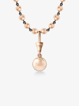 Ball n Chain 2.49ct Round Brilliant Diamond Pendant